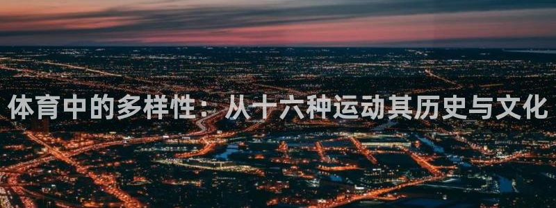 体育中的多样性：从十六种运动其历史与文化